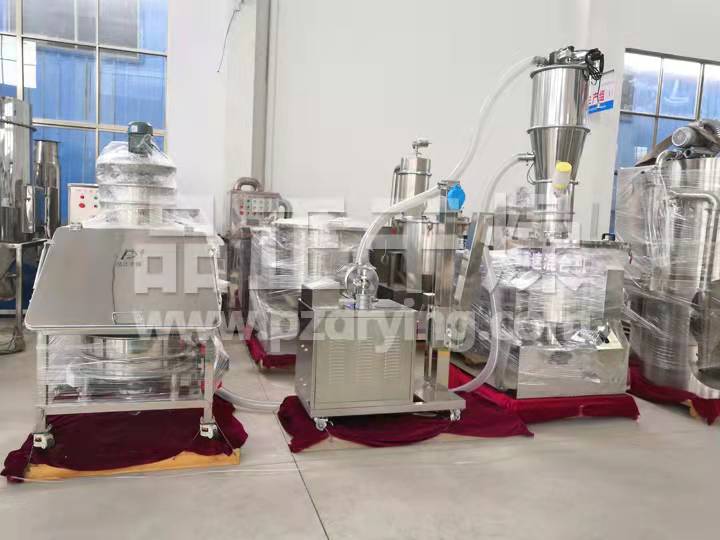 Compound dosing and dust-free feeding mixing system