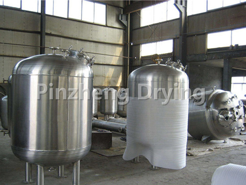 Stainless steel storage tank and preparation tank